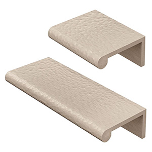 Hammered Edge Pull - Satin Nickel