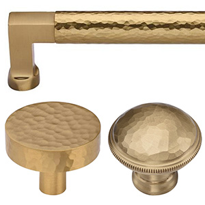 Hammered - Satin Brass