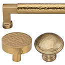 Hammered - Satin Brass
