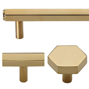 Hex - Unlacquered Brass