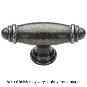 119 - Tuscany - 3 1/8" x 7/8" Cabinet Knob - White Medium