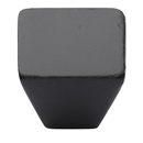 3191.114 TC - Square Cone 1.25" Cabinet Knob - Matte Black