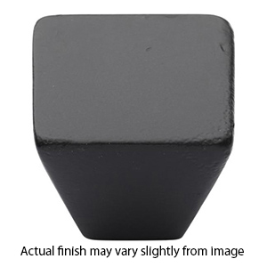 3191.114 TC - Square Cone 1.25" Cabinet Knob - Matte Black