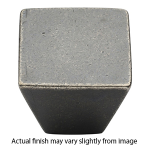 3191.114 WM - Square Cone 1.25" Cabinet Knob - White Medium