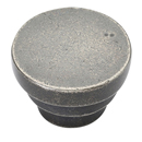 3624.114 WM - Round Step 1.25" Cabinet Knob - White Medium