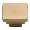 3672 - Ashley Norton - Square Step 1 1/4" Knob - Natural Bronze