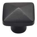 390 - Ashley Norton - Pyramid 1 1/4" Knob - Matte Black