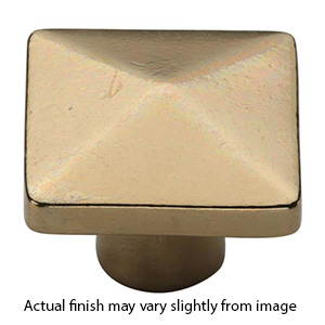 390 - Ashley Norton - Pyramid 1 1/4" Knob - Natural Bronze