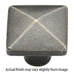 390 - Ashley Norton - Pyramid 1 1/4" Knob - White Medium