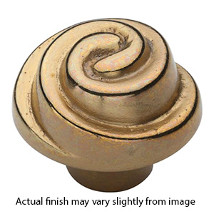 391 - Ashley Norton - Rose 1 5/8" Knob - Natural Bronze