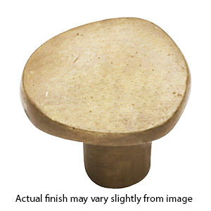 3927 - Ashley Norton - Round Stone Knob - Natural Bronze