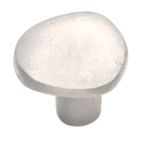 3927 - Ashley Norton - Round Stone Knob - White Bronze