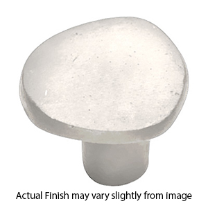 3927 - Ashley Norton - Round Stone Knob - White Bronze