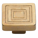 3980 - Ashley Norton - Deco 1 1/2" Knob - Natural Bronze