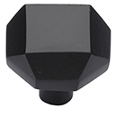 3995.114 - Ashley Norton - Faceted 1.25" Knob - Matte Black