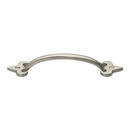 1092.4 - Ashley Norton - Fleur-De-Lis Pull 4" - White Bronze