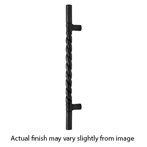 1300.18 - Twist - Rope Appliance Pull 11.5" cc - Matte Black