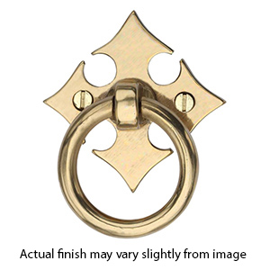 6331 - Ashley Norton - Fleur-de-Lis Ring Pull - Natural Bronze