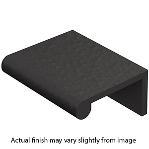 MK8430-050 BLK - 2" Hammered Cabinet Edge Pull - Flat Black