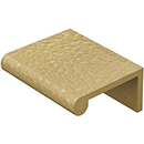 MK8430-050 MSB - 2" Hammered Cabinet Edge Pull - Satin Brass