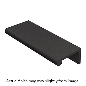 MK8430-100 BLK - 4" Hammered Cabinet Edge Pull - Flat Black