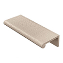 MK8430-100 GSN - 4" Hammered Cabinet Edge Pull - Satin Nickel