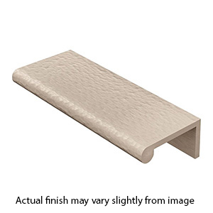 MK8430-100 GSN - 4" Hammered Cabinet Edge Pull - Satin Nickel