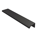 MK8430-200 BLK - 8" Hammered Cabinet Edge Pull - Flat Black
