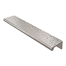 MK8430-200 PNI - 8" Hammered Cabinet Edge Pull - Polished Nickel