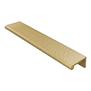 MK8430-200 MSB - 8" Hammered Cabinet Edge Pull - Satin Brass
