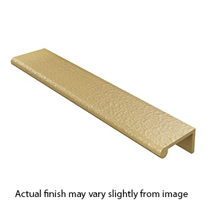MK8430-200 MSB - 8" Hammered Cabinet Edge Pull - Satin Brass