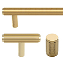 Reeded - Unlacquered Brass