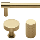 Round - Satin Brass