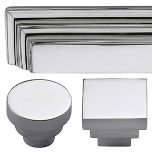Stepped - Polished Chrome