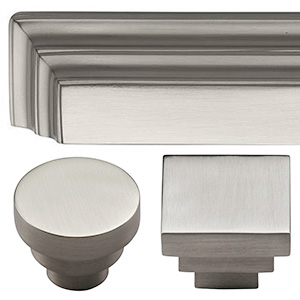 Stepped - Satin Nickel