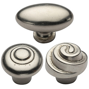 Ashley Norton Cabinet Knobs - White Bronze