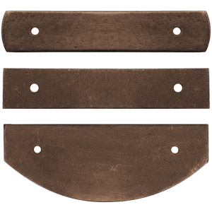 Ashley Norton Pull Backplates - Light Bronze