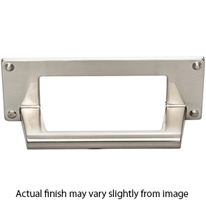 A301 - Bradbury - 3" Cabinet Cup Pull - Brushed Nickel