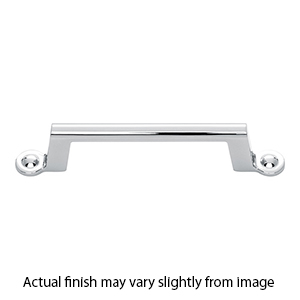 A302 - Bradbury - 96mm Cabinet Pull - Polished Chrome