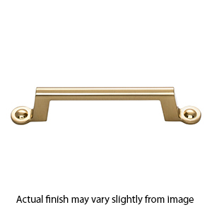 A302 - Bradbury - 96mm Cabinet Pull - Warm Brass