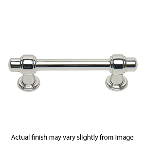 430 - Bronte - 3-3/4" Cabinet Pull - Polished Nickel