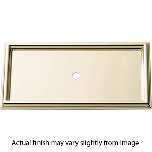 379 - Campaign - Rope Knob Backplate - Polished Brass