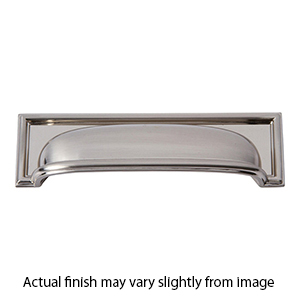 383 - Campaign - 3.75" Rope Cup Pull - Brushed Nickel