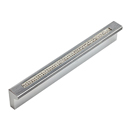 3201 - Crystal Pave - 96mm Cabinet Pull - Matte Chrome