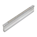 3202 - Crystal Pave - 128mm Cabinet Pull - Matte Chrome