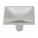 227 - Dap - 2" Square Knob - Brushed Nickel