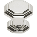 319 - Dickinson - 1.25" Cabinet Knob - Polished Nickel