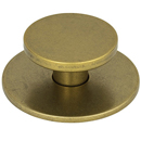 A601 - Dot - 2" Cabinet Knob - Vintage Brass