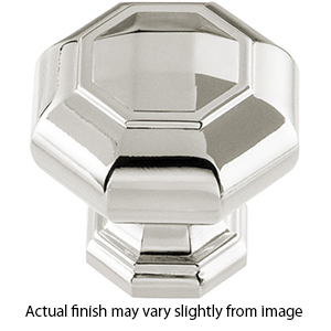 418 - Elizabeth - 1 1/8" Cabinet Knob - Polished Nickel