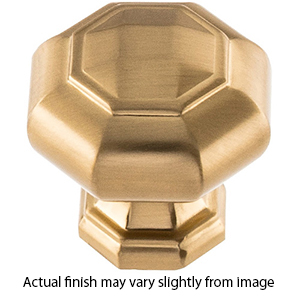 418 - Elizabeth - 1 1/8" Cabinet Knob - Warm Brass